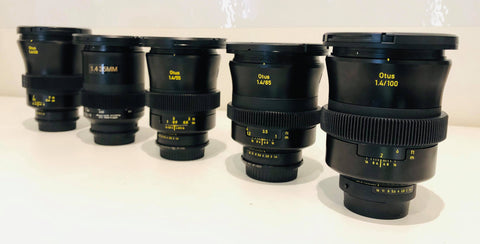 Zeiss Speed Lens Set –  5 lens set Full Frame