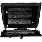 IKAN ELITE PRO LARGE TABLET TELEPROMPTER with iPad and Ikan Remote