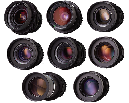Medium Format Mamiya 645 C's 8 Lens Set