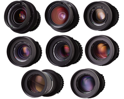 Medium Format Mamiya 645 C's 8 Lens Set