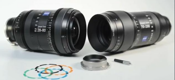 Zeiss Compact Zooms 2 Lens Set  28mm-80mm and 70mm-200mm at T2.9.
