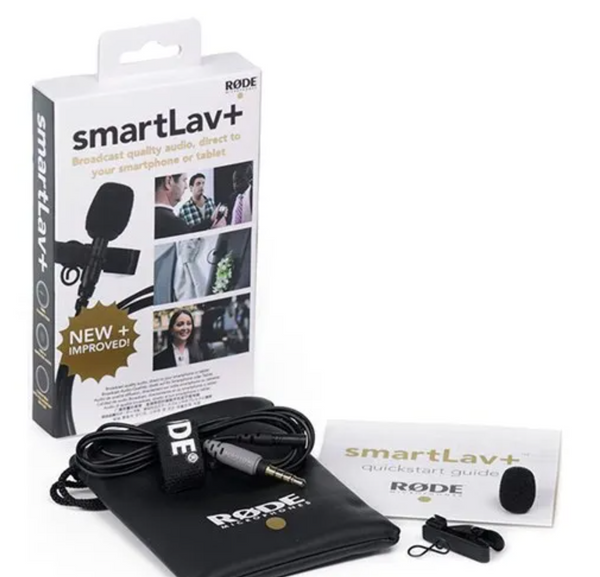 Rode Lavalier SmartLav+ Professional-Grade Wearable Lapel Microphone Broadcast Mic